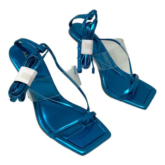 Aldo Elektra Strappy Heeled Sandal Size 8.5 NWT $110 NWT - Picture 3 of 8